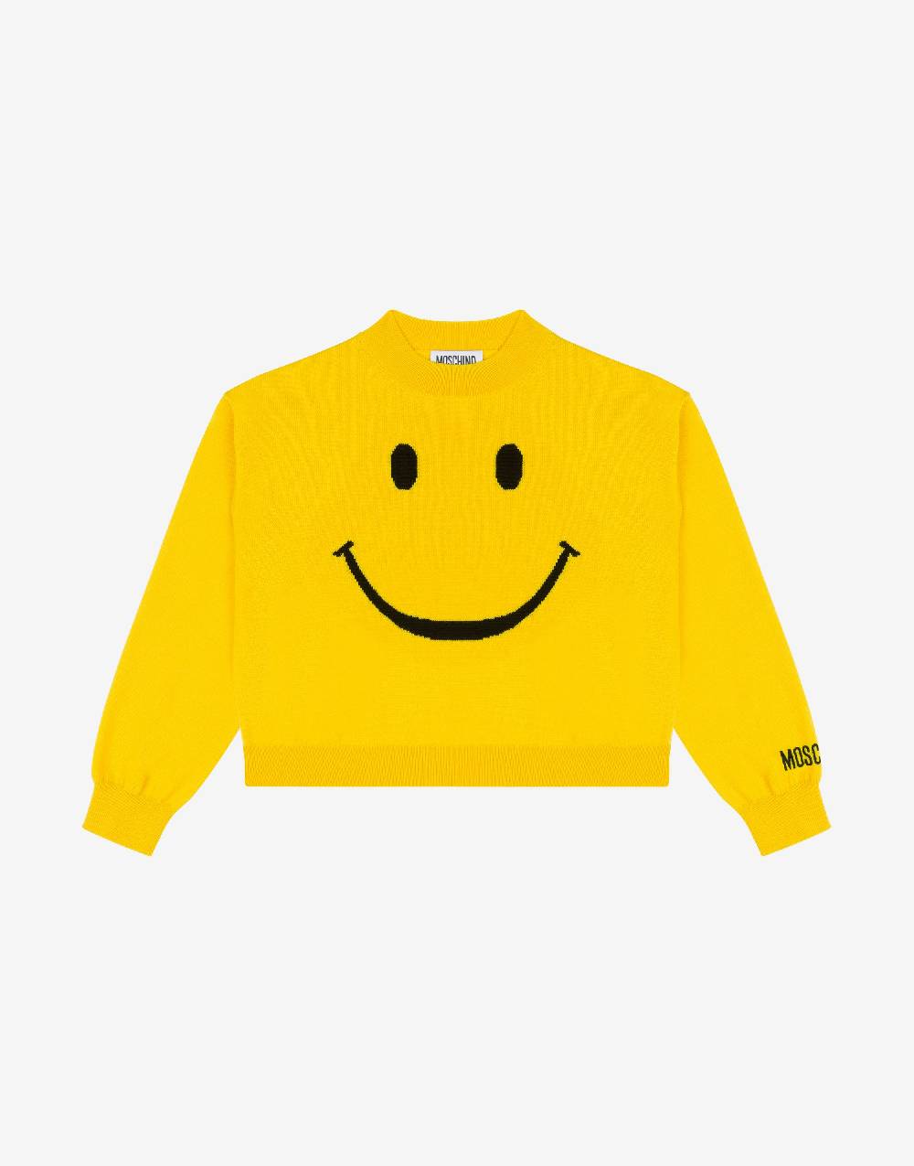Love Moschino Pullover in lana Smiley® Embroidery