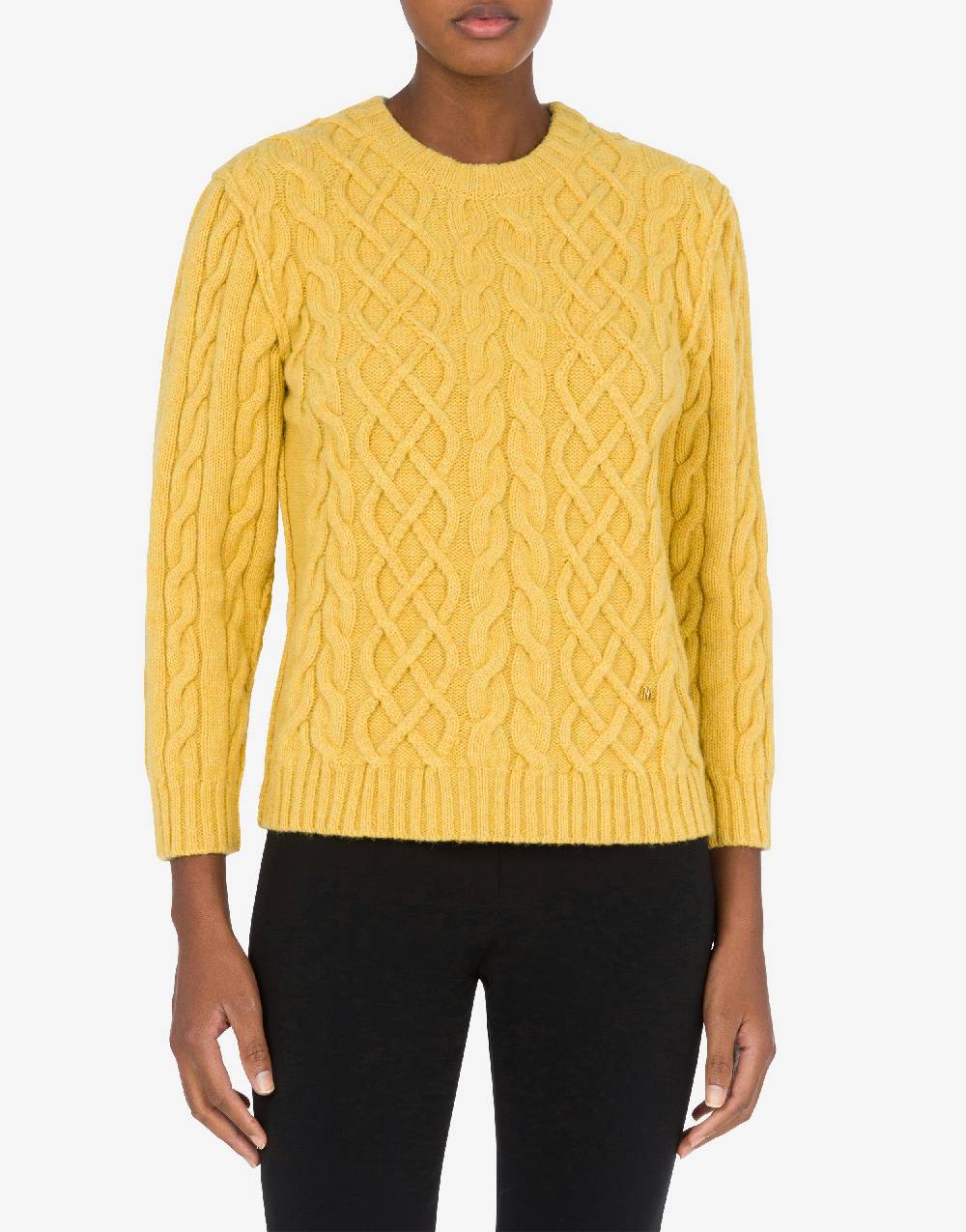 Love Moschino Pullover In Shetland Golden M