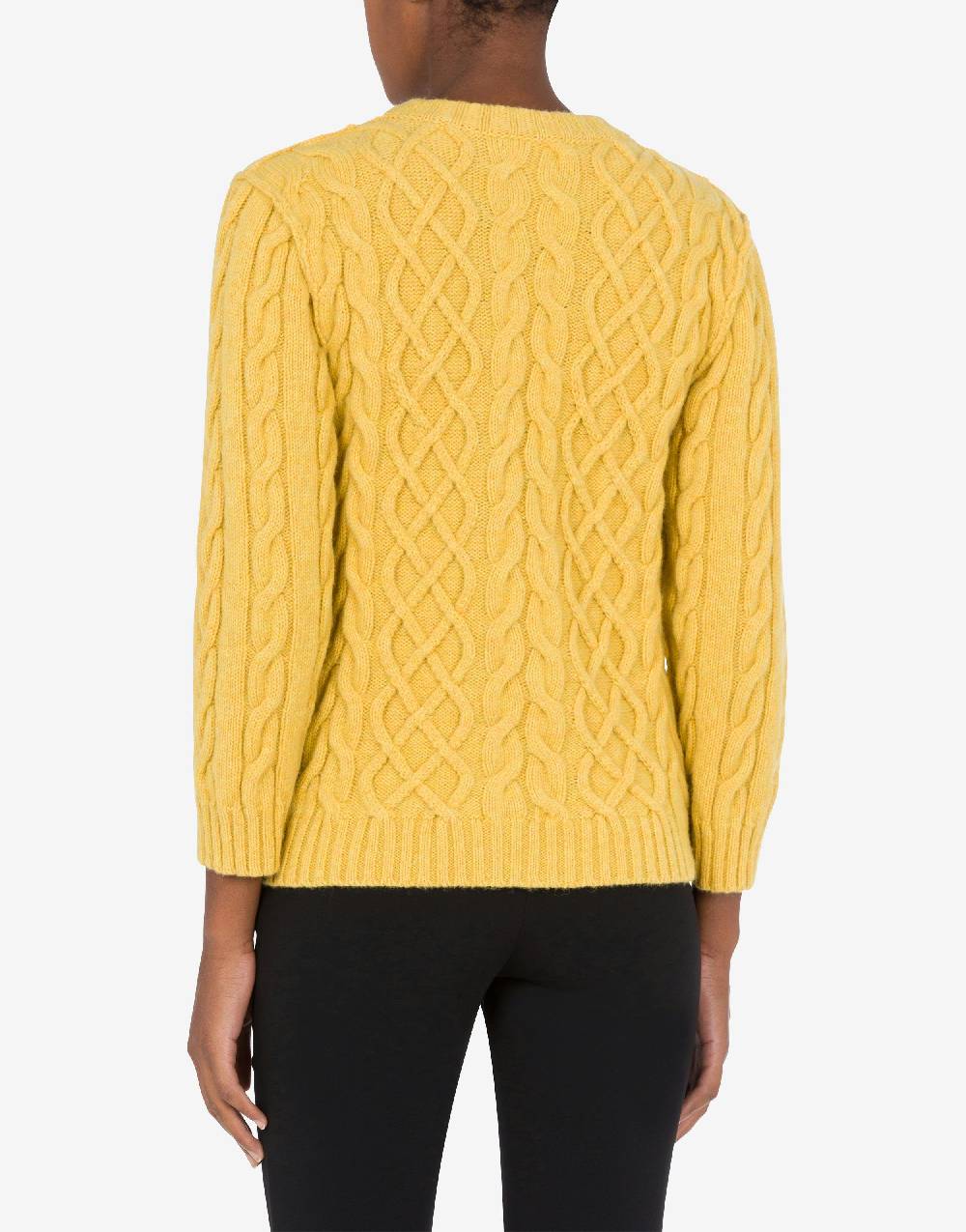 Love Moschino Pullover In Shetland Golden M