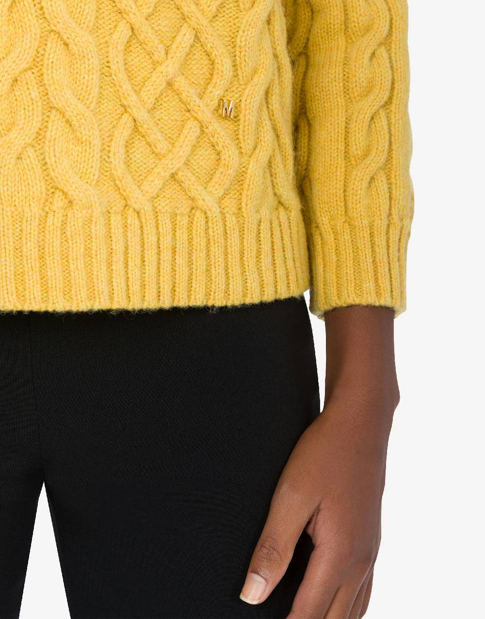 Love Moschino Pullover In Shetland Golden M