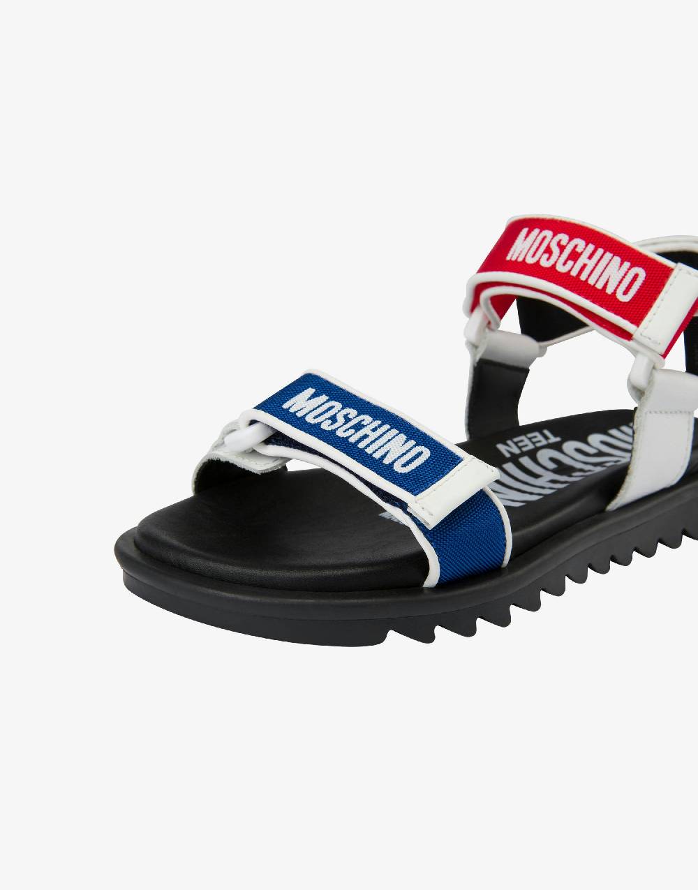 Love Moschino Sandali Bassi Con Strap E Loghi