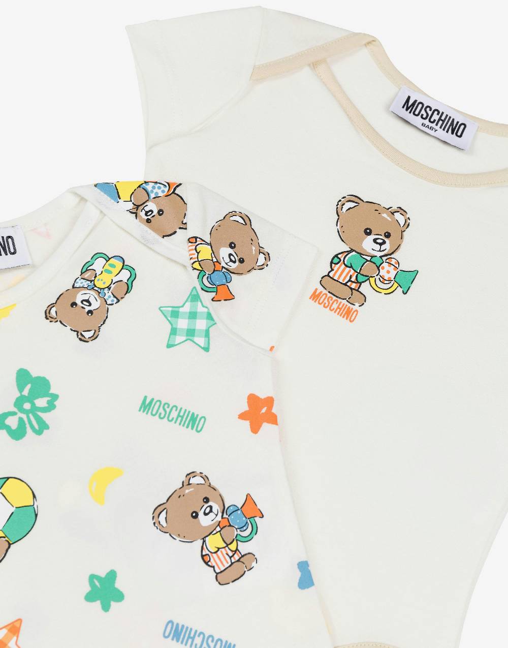 Love Moschino Set Body In Jersey Baby Teddy Bear