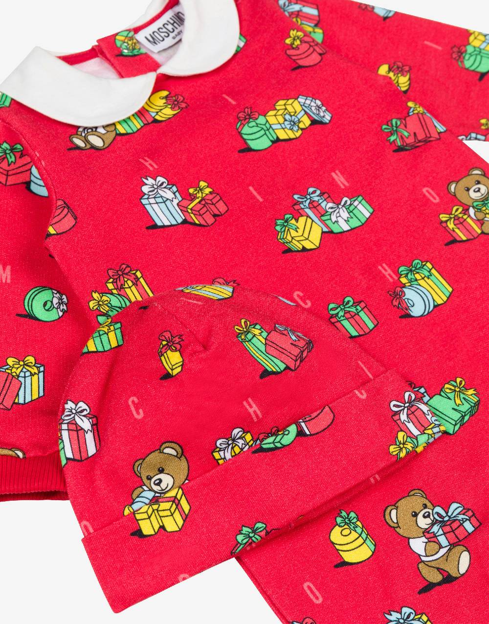 Love Moschino Set Tutina E Cappello Teddy Holiday