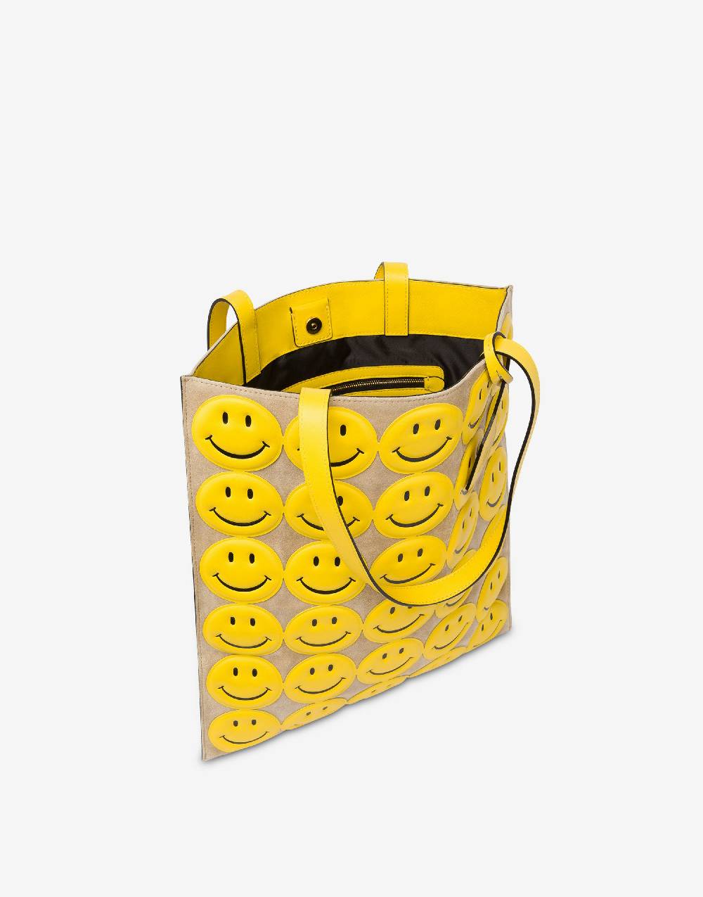 Love Moschino Shopper In Crosta Allover Smiley®
