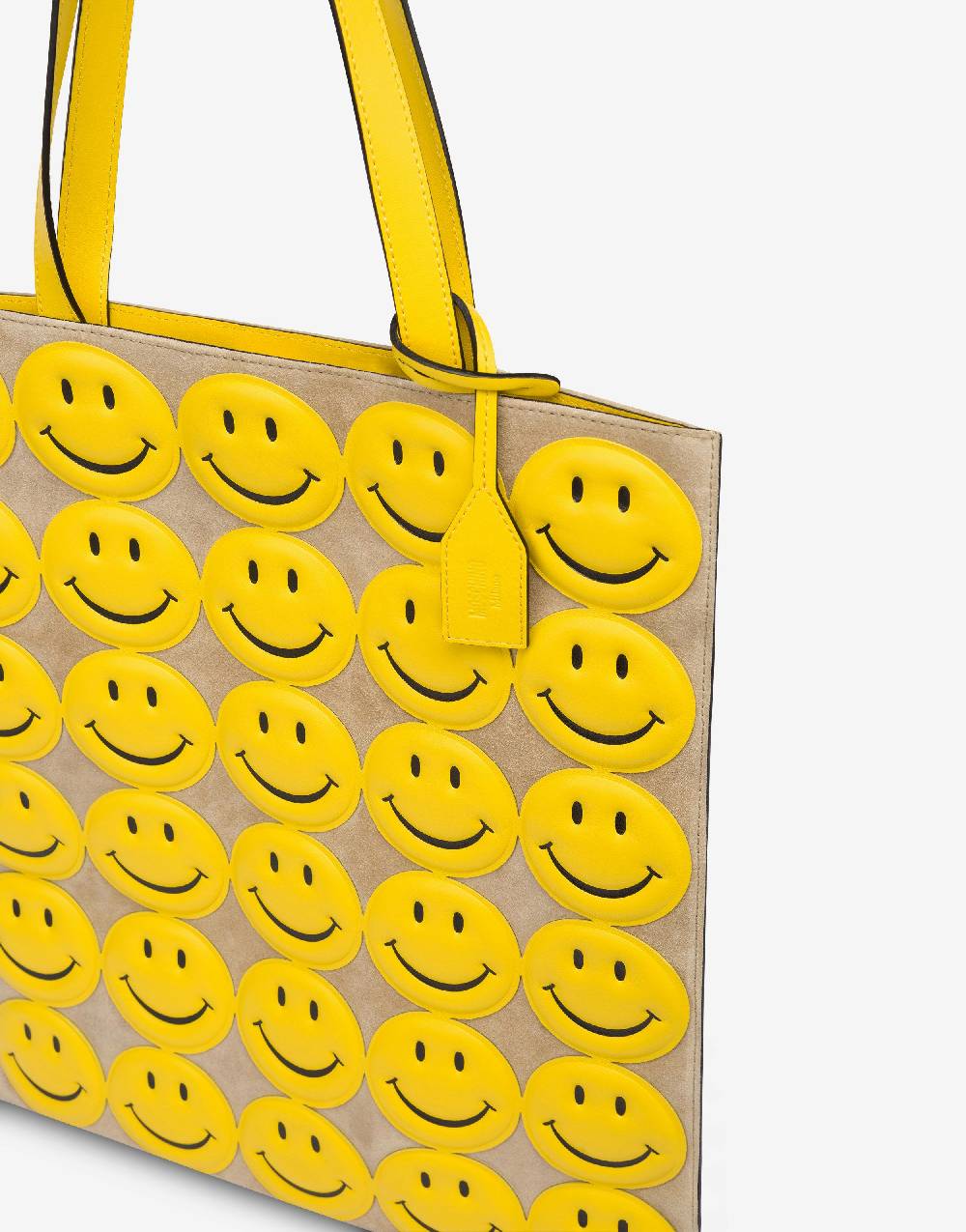 Love Moschino Shopper In Crosta Allover Smiley®