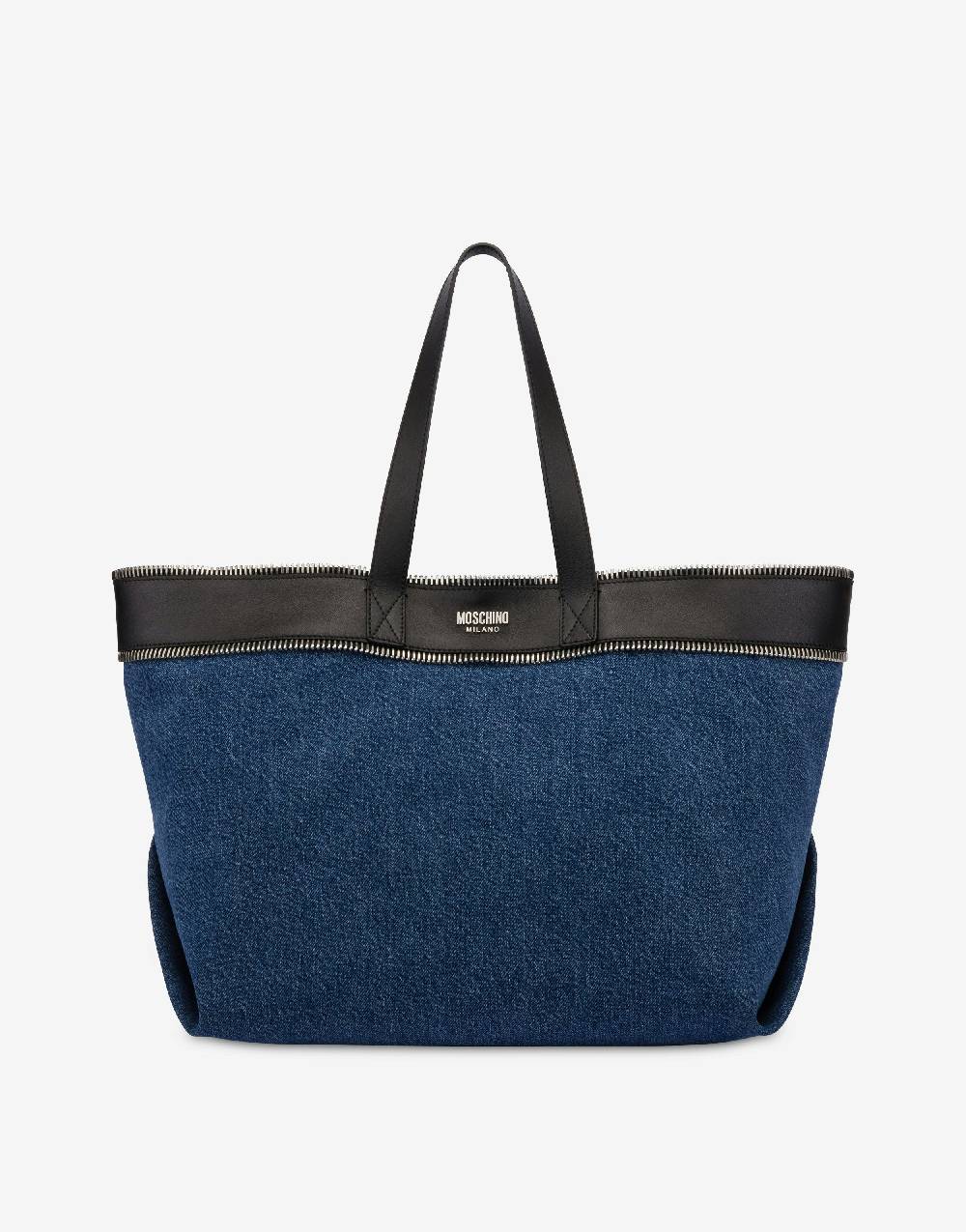 Love Moschino Shopper in denim Moschino Rider