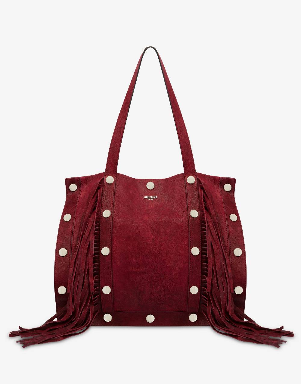 Love Moschino Shopper Snap Buttons con frange