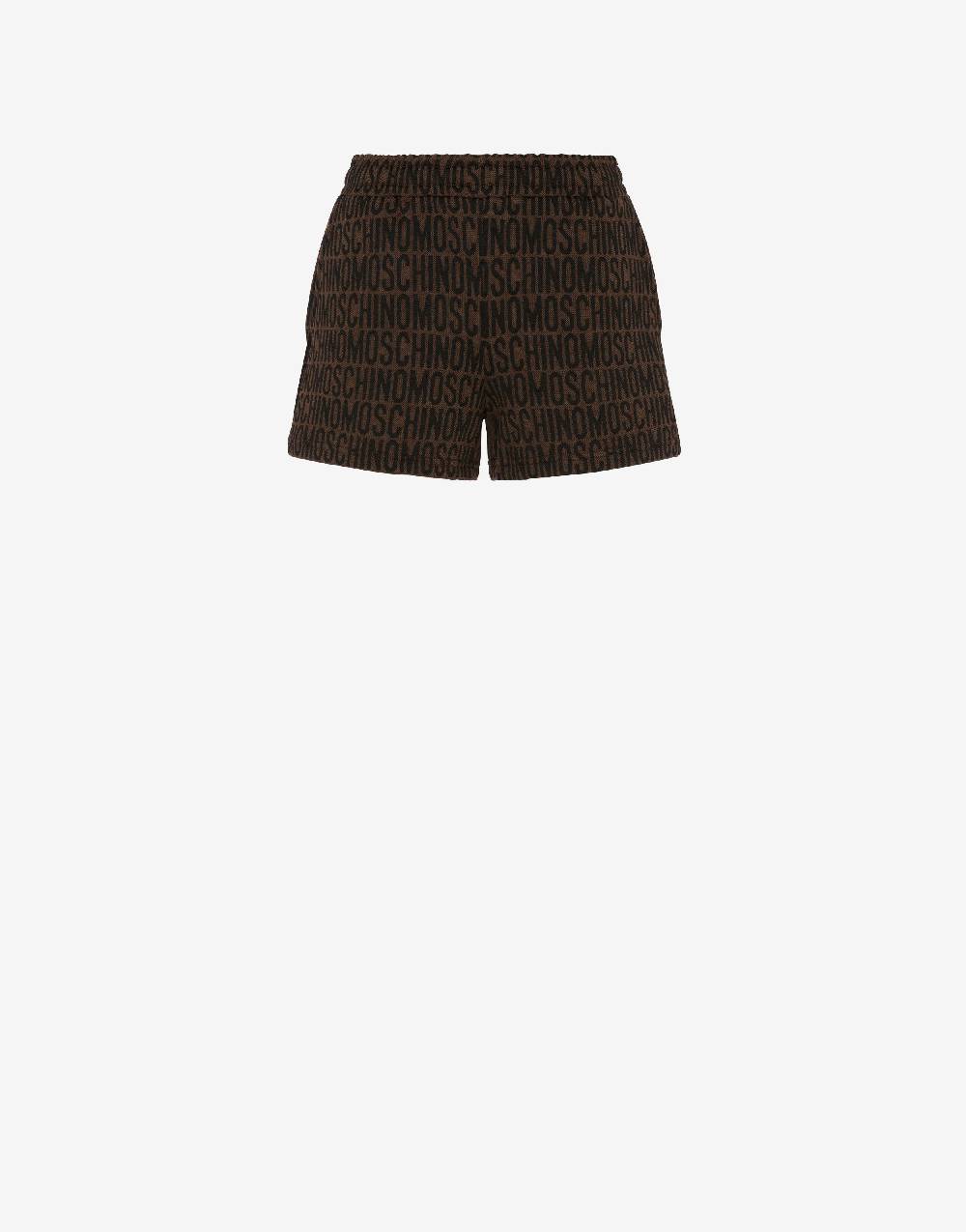 Love Moschino Shorts in felpa Allover Logo