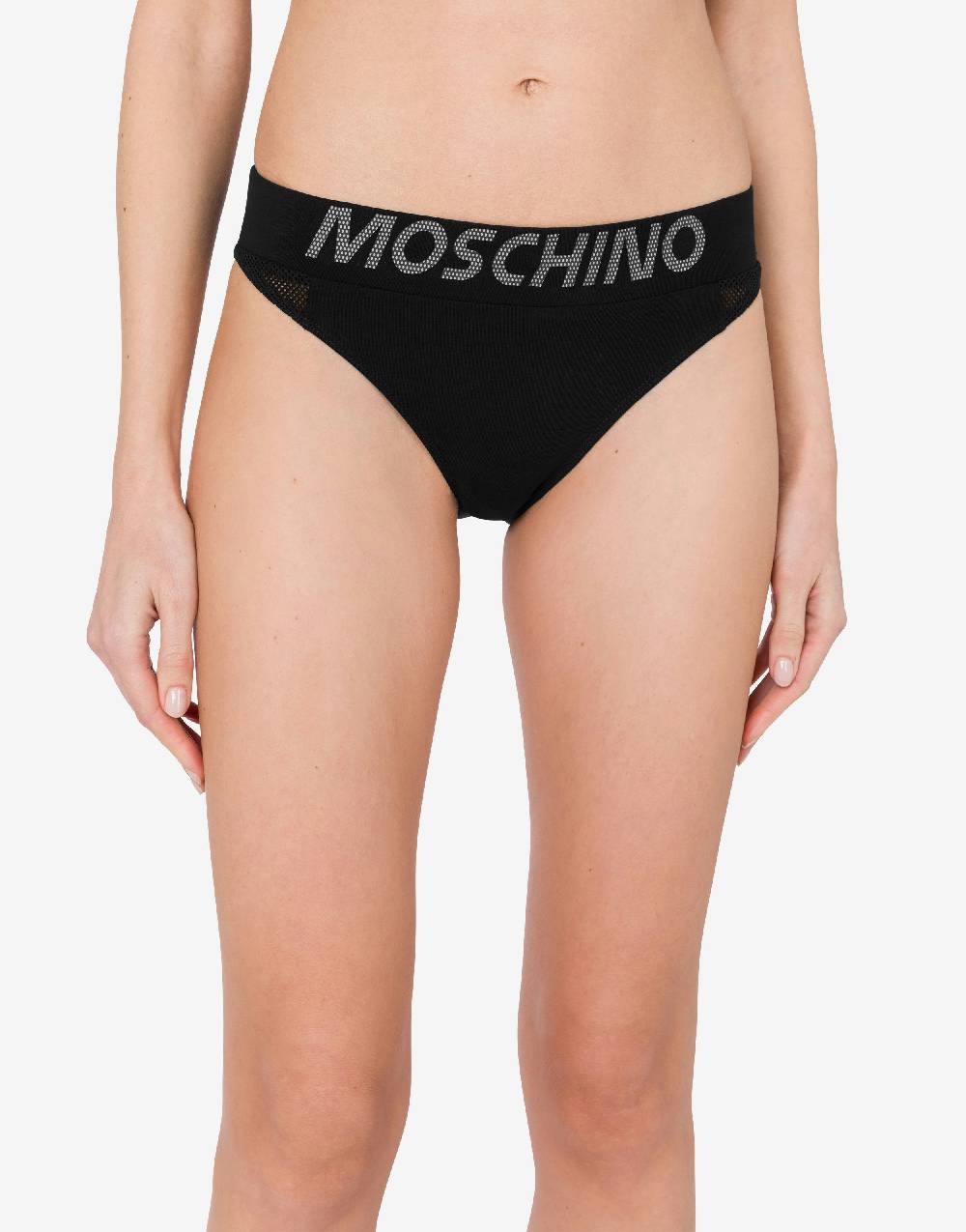 Love Moschino Slip In Jersey Stretch Mesh Logo