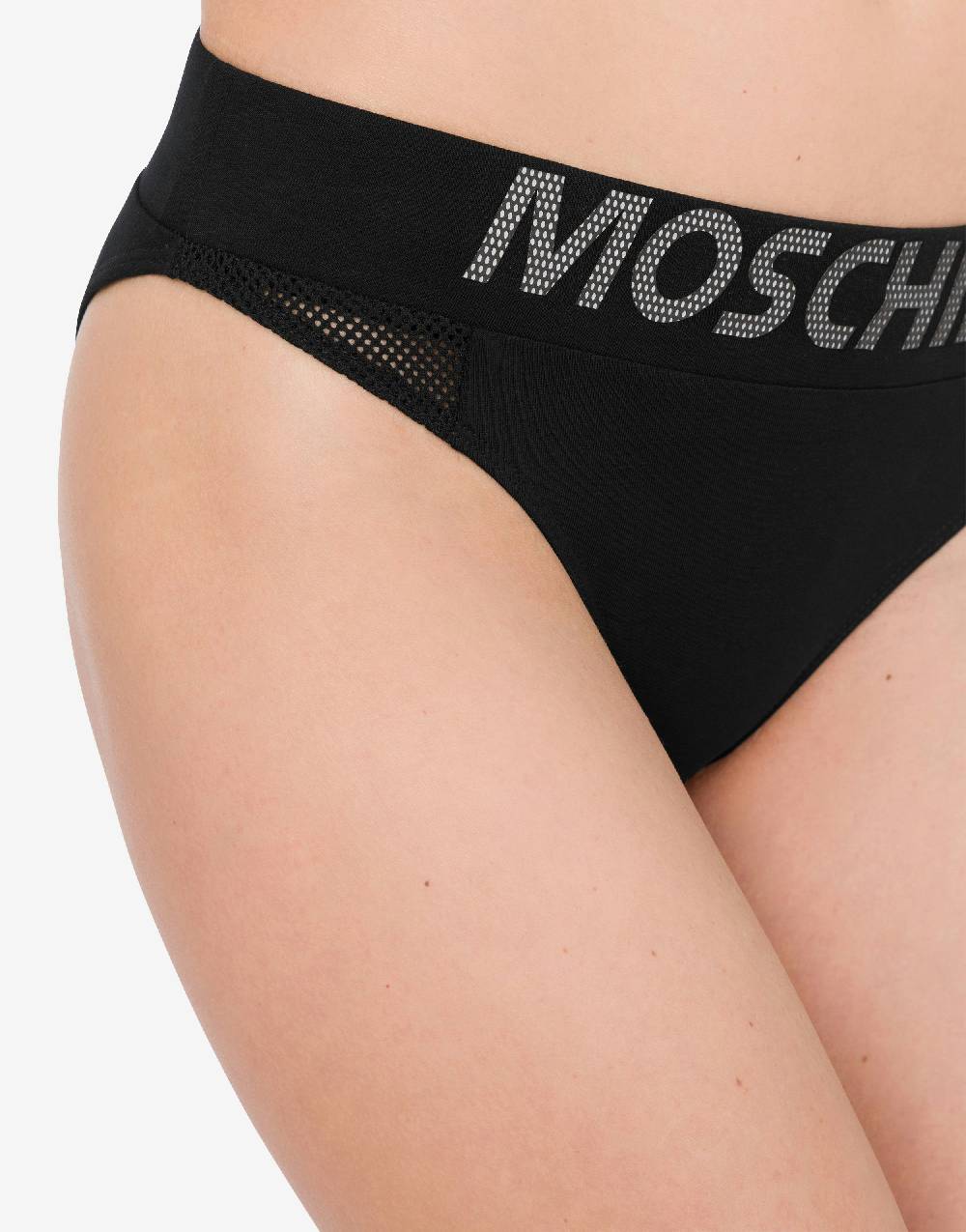Love Moschino Slip In Jersey Stretch Mesh Logo