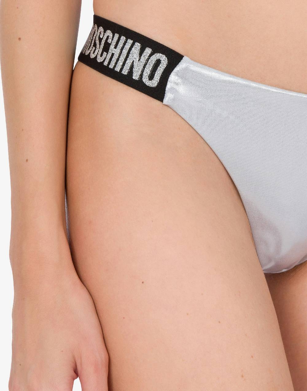Love Moschino Slip Mare Shiny & Silver