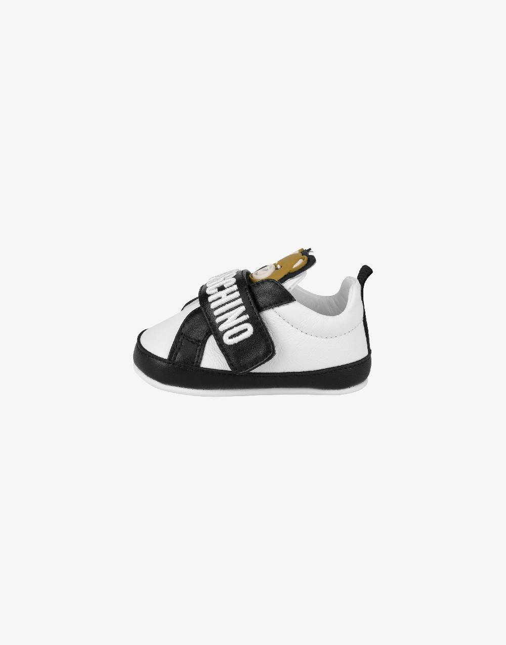 Love Moschino Sneakers In Nappa Teddy Patch