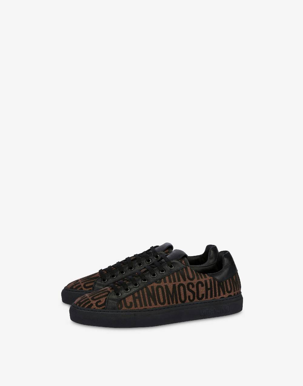 Love Moschino Sneakers in nylon Allover Logo