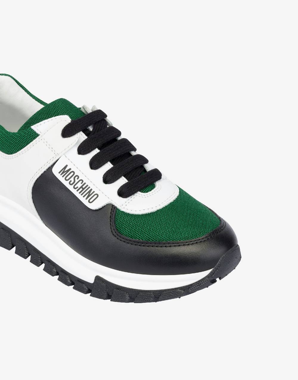 Love Moschino Sneakers Running In Rete E Vitello