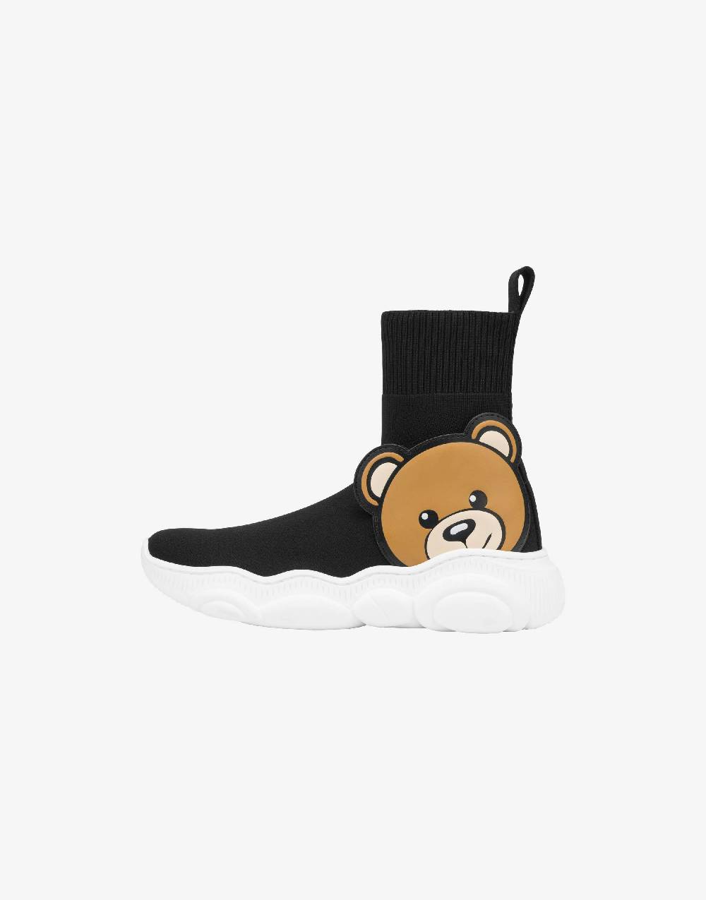 Love Moschino Sock Sneakers Teddy Patch