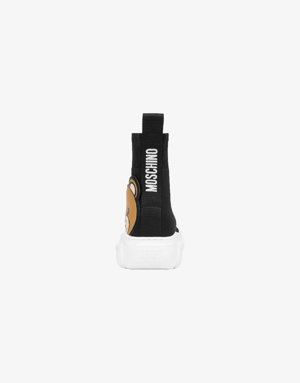Love Moschino Sock Sneakers Teddy Patch