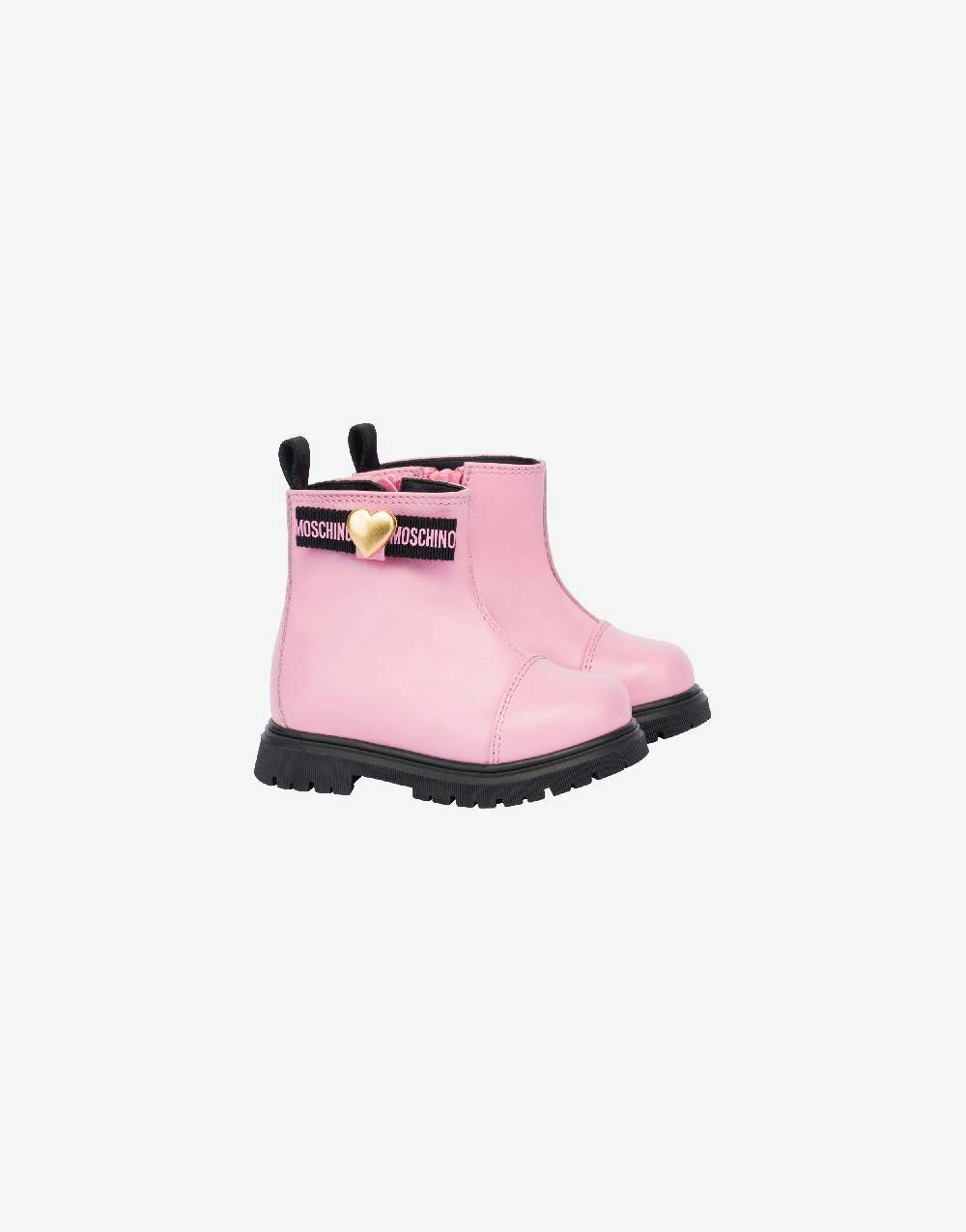 Love Moschino Stivaletti in vitello Gold Heart