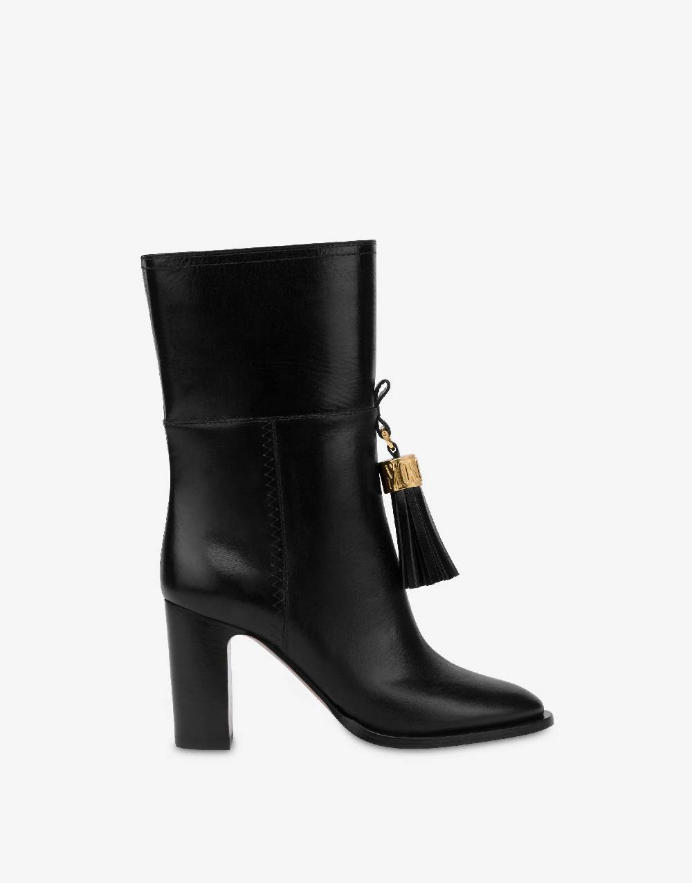 Love Moschino Stivaletti In Vitello Metal Tassel