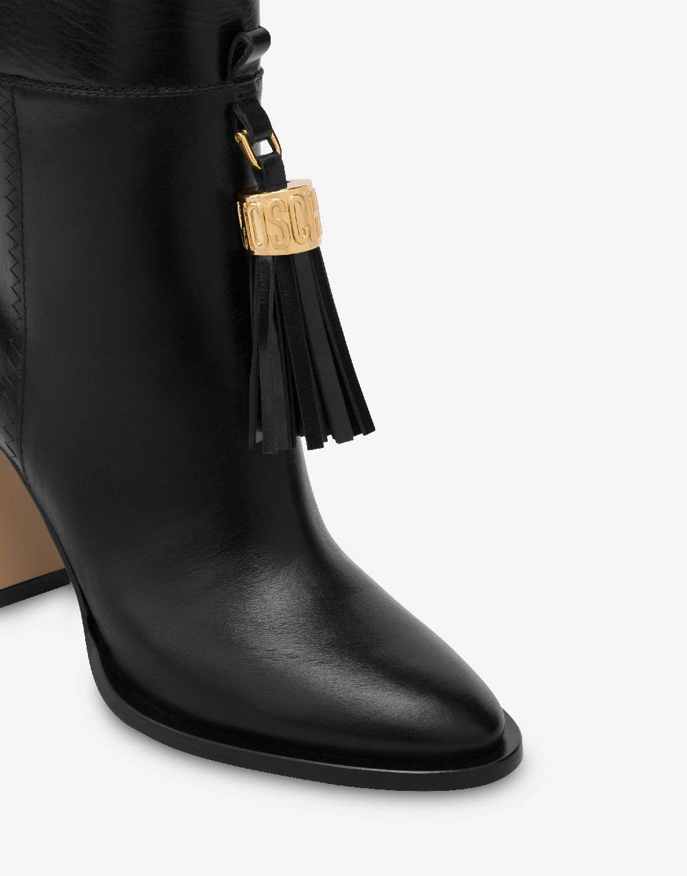 Love Moschino Stivaletti In Vitello Metal Tassel