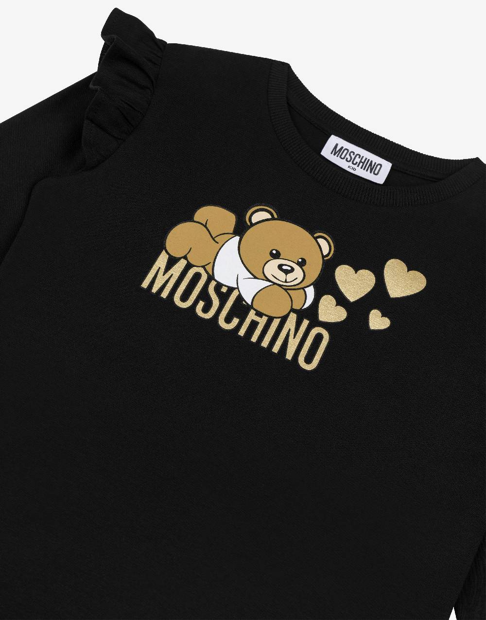 Love Moschino T-shirt Con Ruches Lovely Teddy Bear