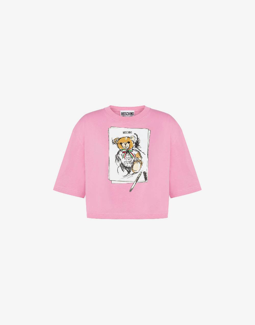 Love Moschino T-shirt cropped Moschino Teddy Bear