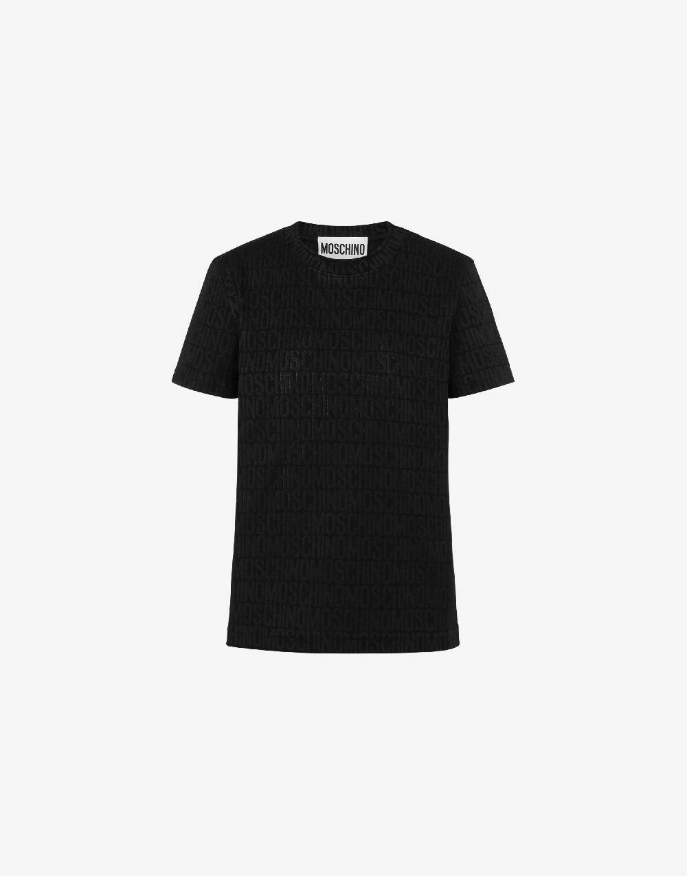 Love Moschino T-shirt in jersey Allover Logo