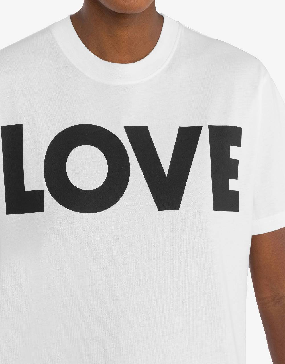 Love Moschino T-shirt In Jersey Organico Love