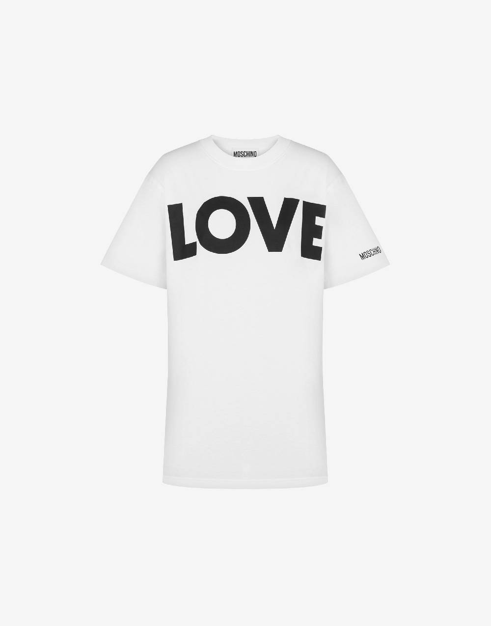 Love Moschino T-shirt in jersey organico Love