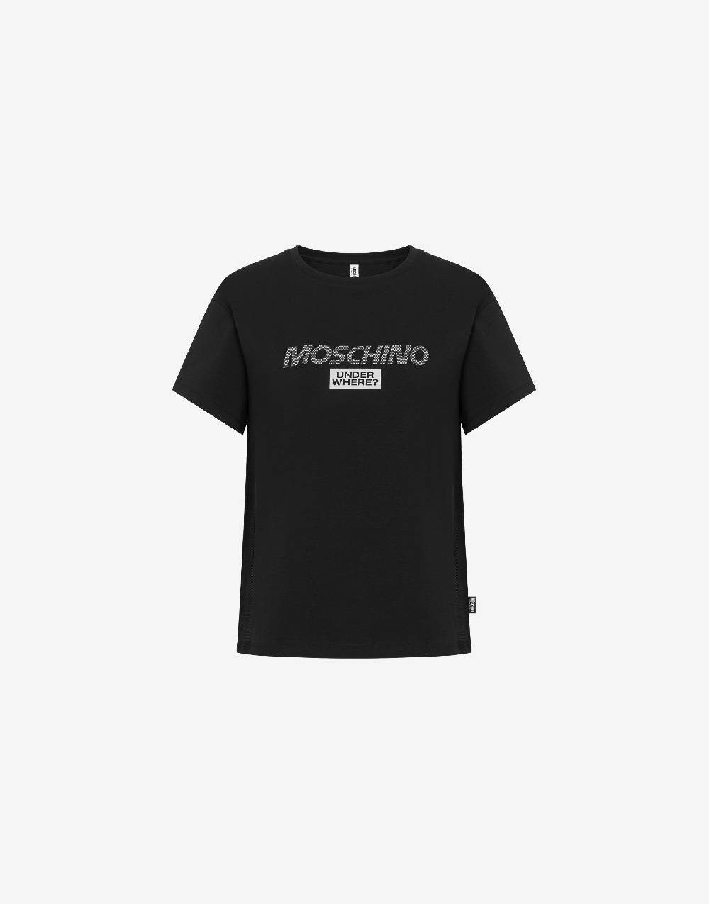 Love Moschino T-shirt in jersey stretch Mesh Logo