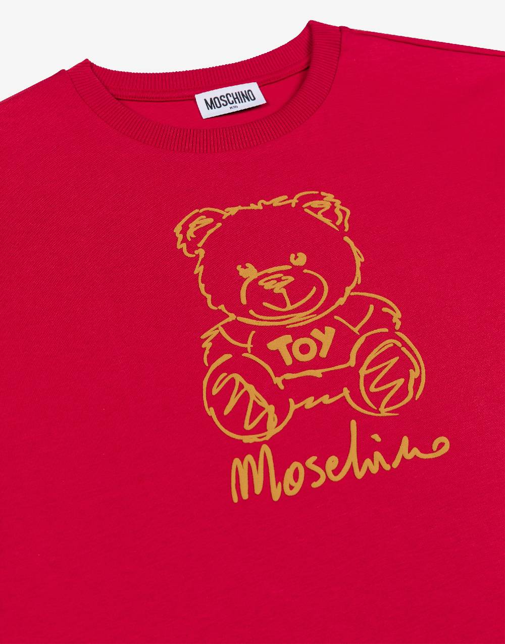 Love Moschino T-shirt In Jersey Teddy Print
