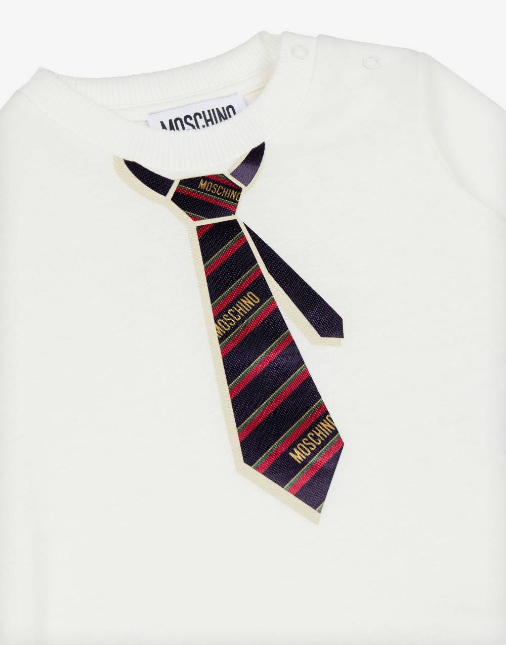 Love Moschino T-shirt In Jersey Tie Print