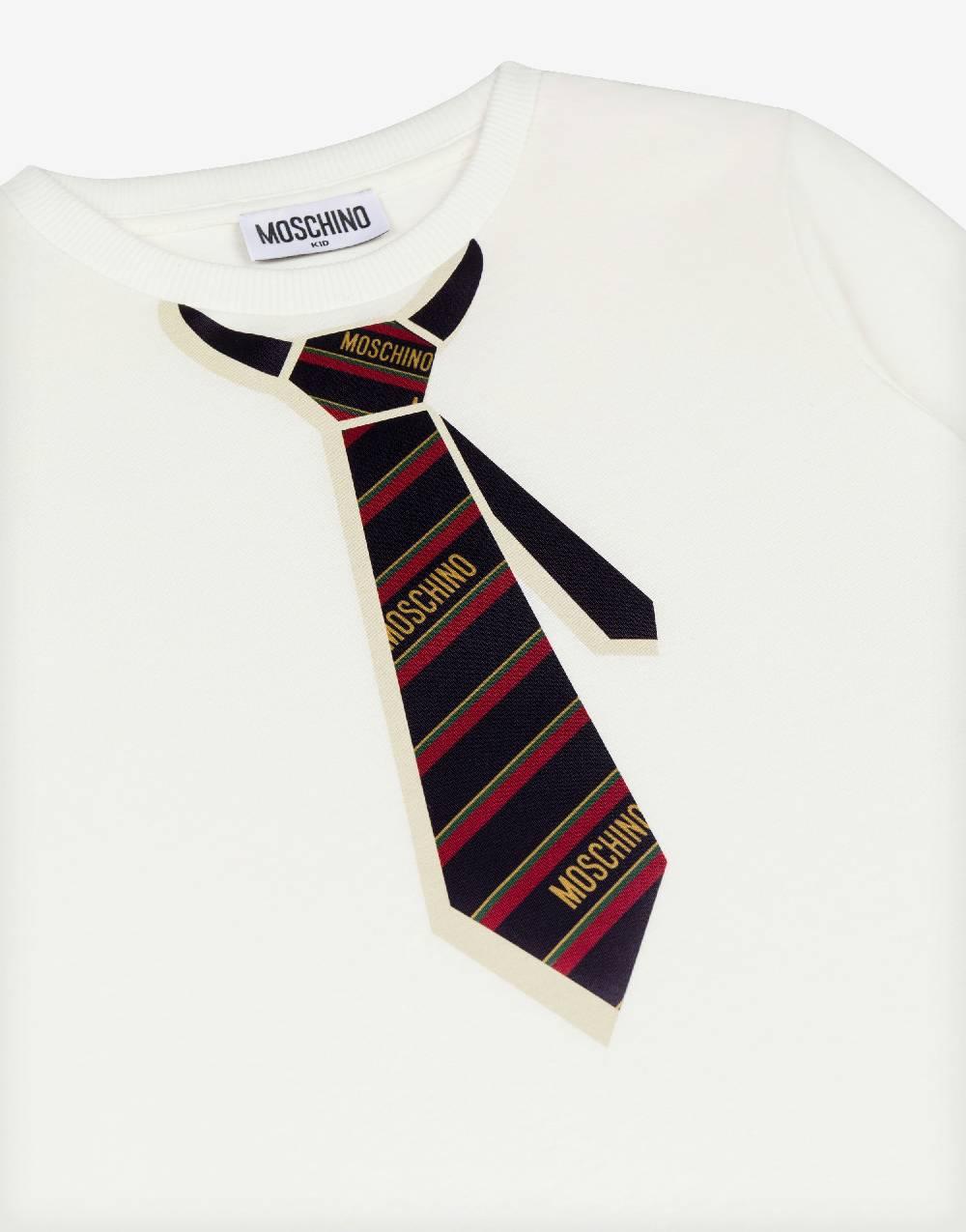 Love Moschino T-shirt In Jersey Tie Print