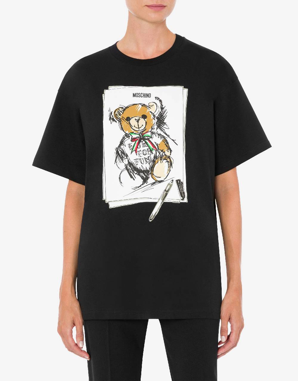 Love Moschino T-shirt Oversize Moschino Teddy Bear