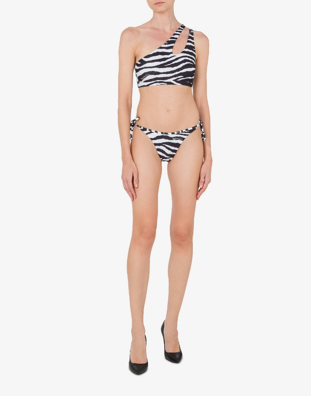 Love Moschino Top Bikini Animalier Print