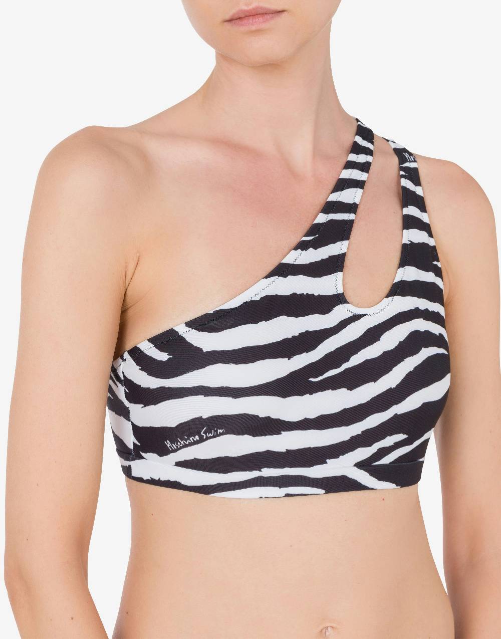 Love Moschino Top Bikini Animalier Print