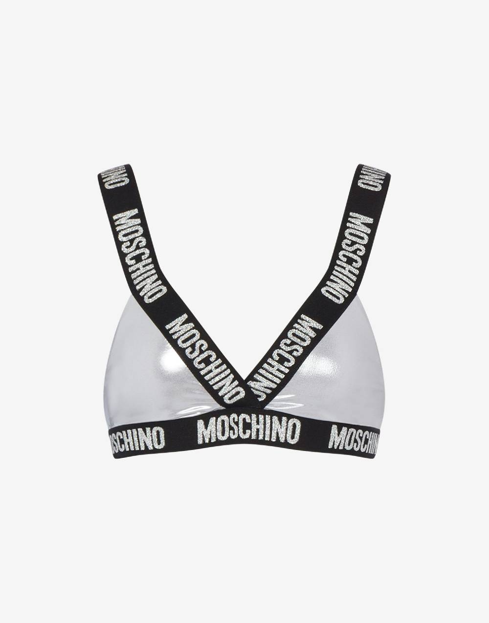 Love Moschino Top bikini Shiny & Silver