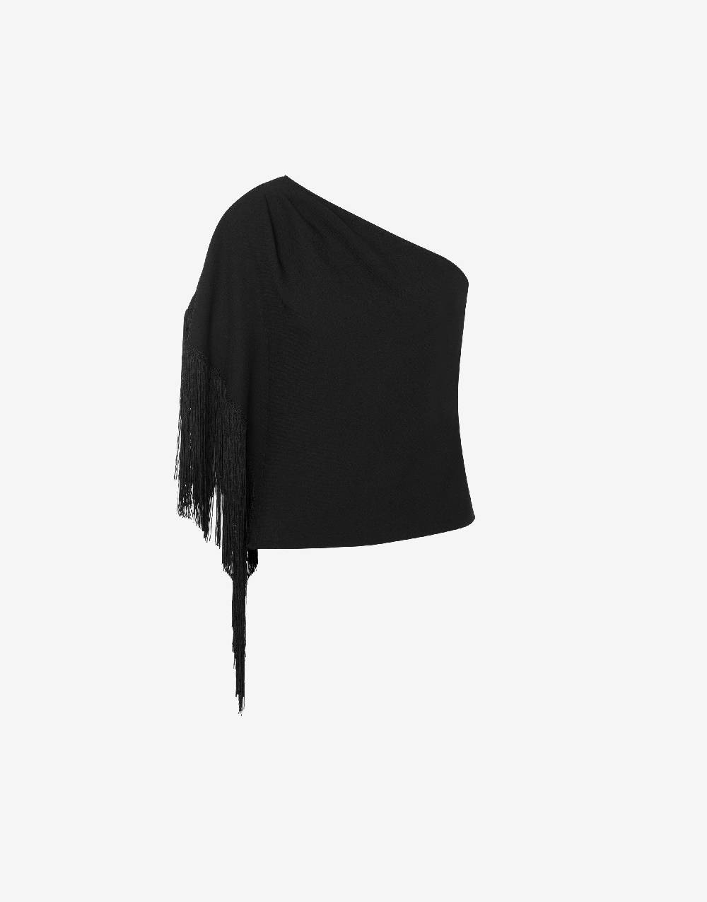 Love Moschino Top monospalla con frange