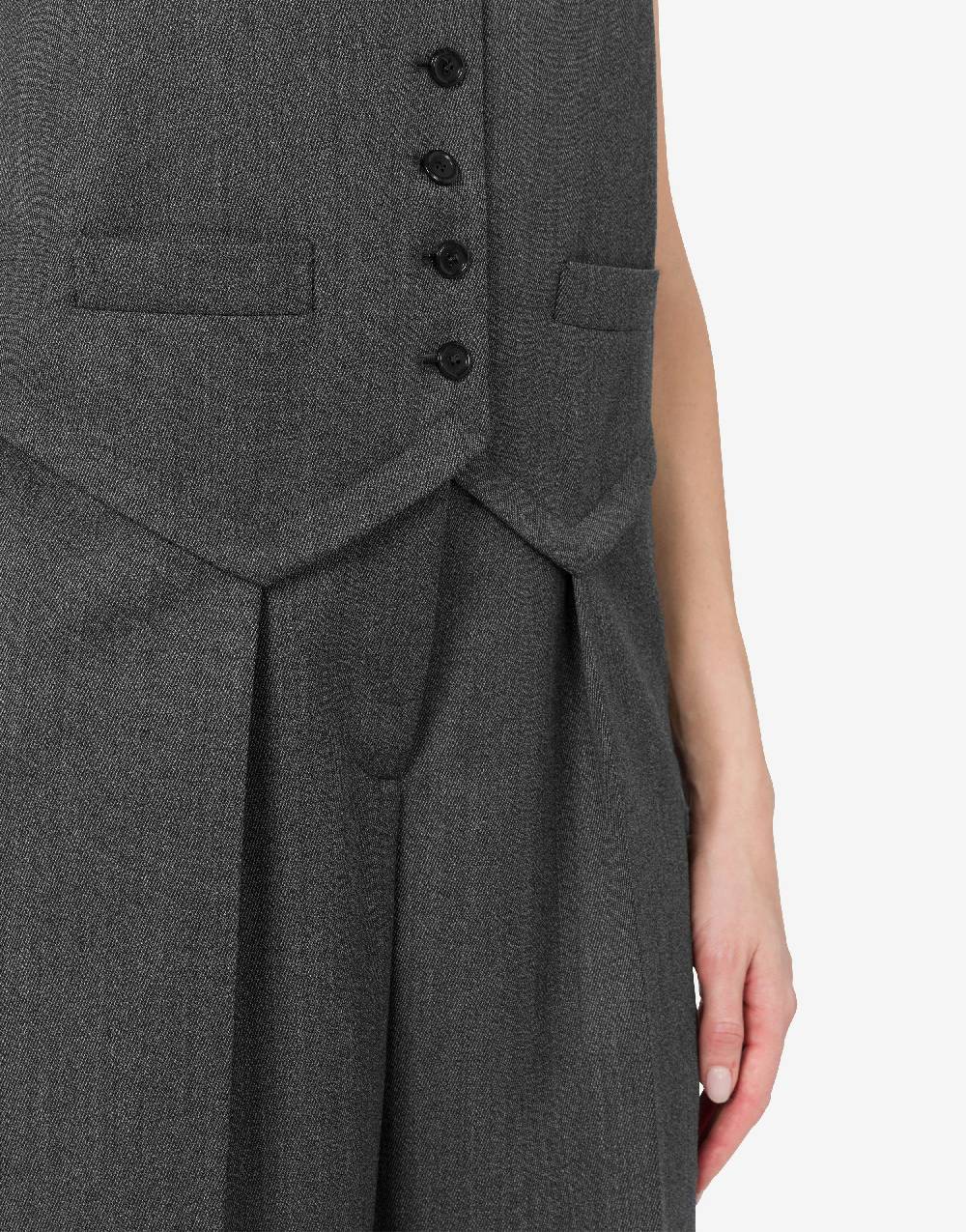 Love Moschino Tuta In Grain Poudre Di Lana