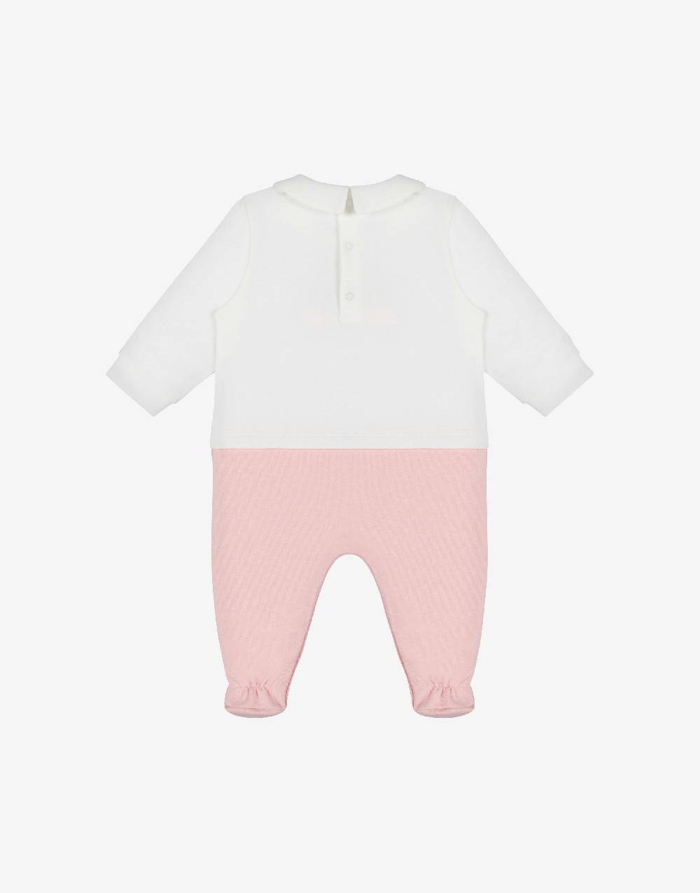 Love Moschino Tutina In Cotone Organico Teddy Logo