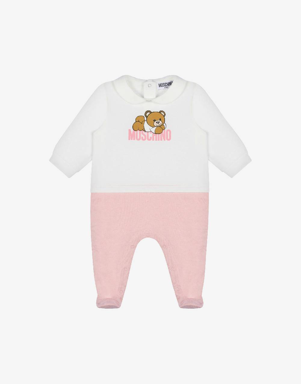 Love Moschino Tutina in cotone organico Teddy Logo