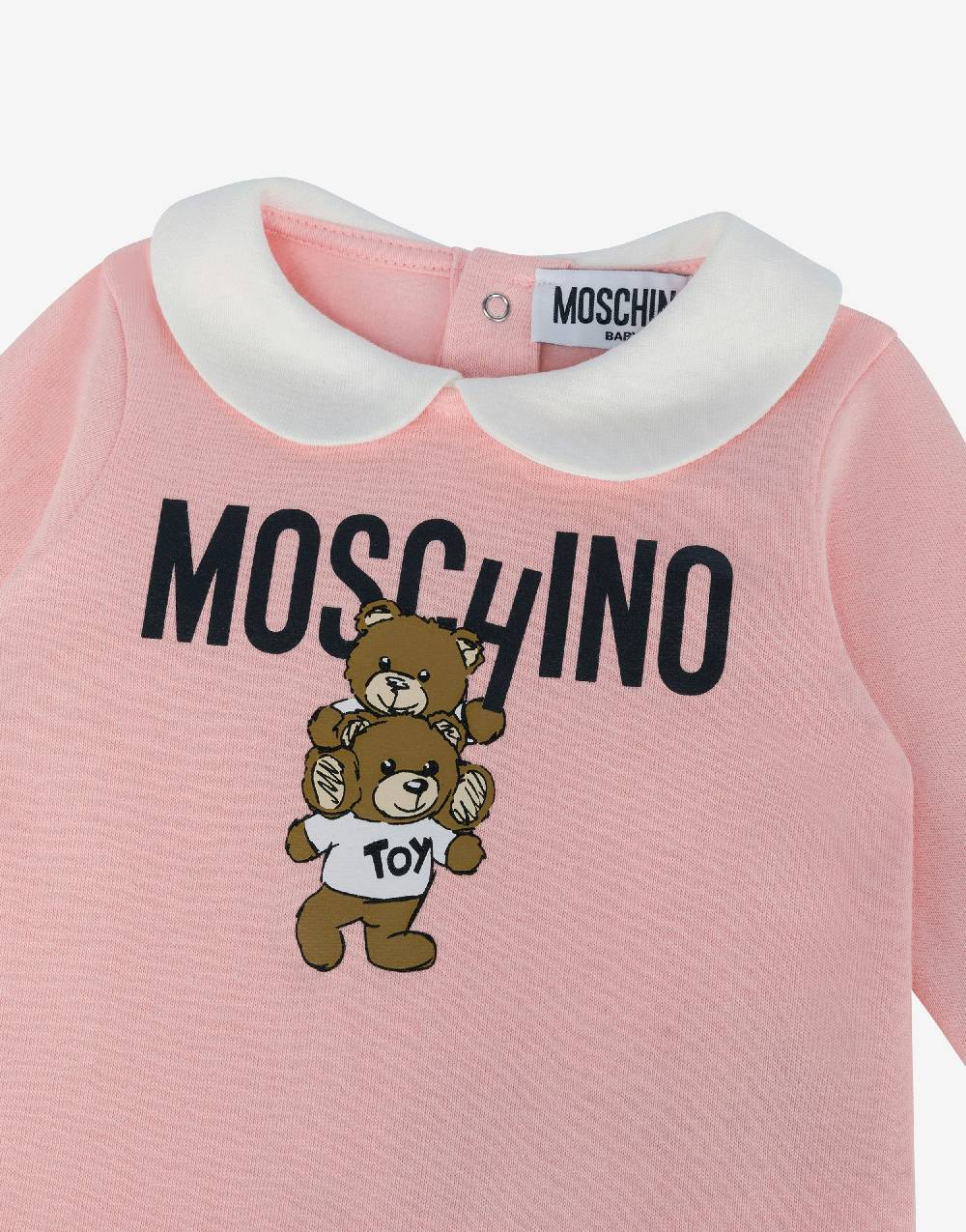 Love Moschino Tutina In Felpa Teddy Logo