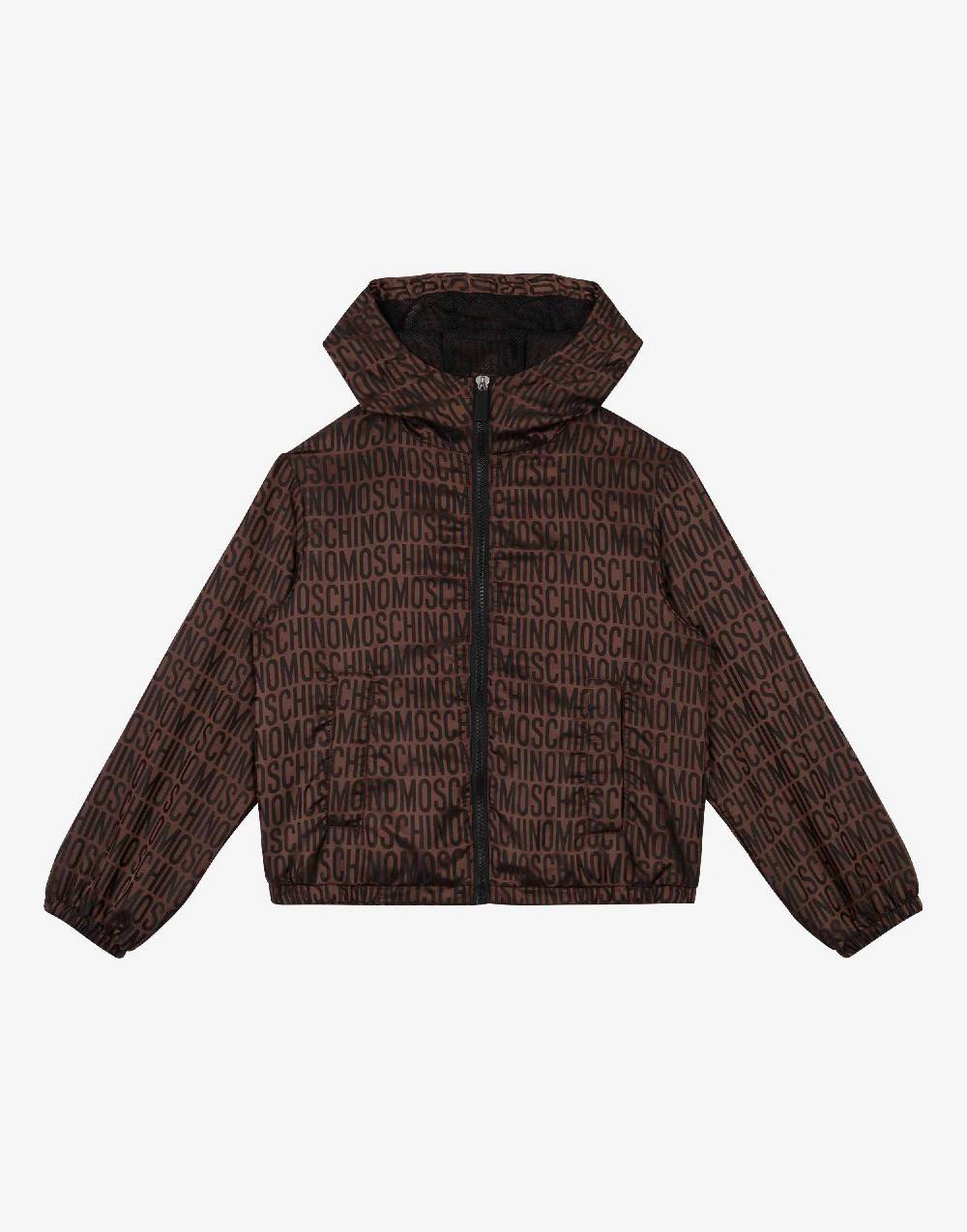 Love Moschino Windbreaker in nylon Allover Logo