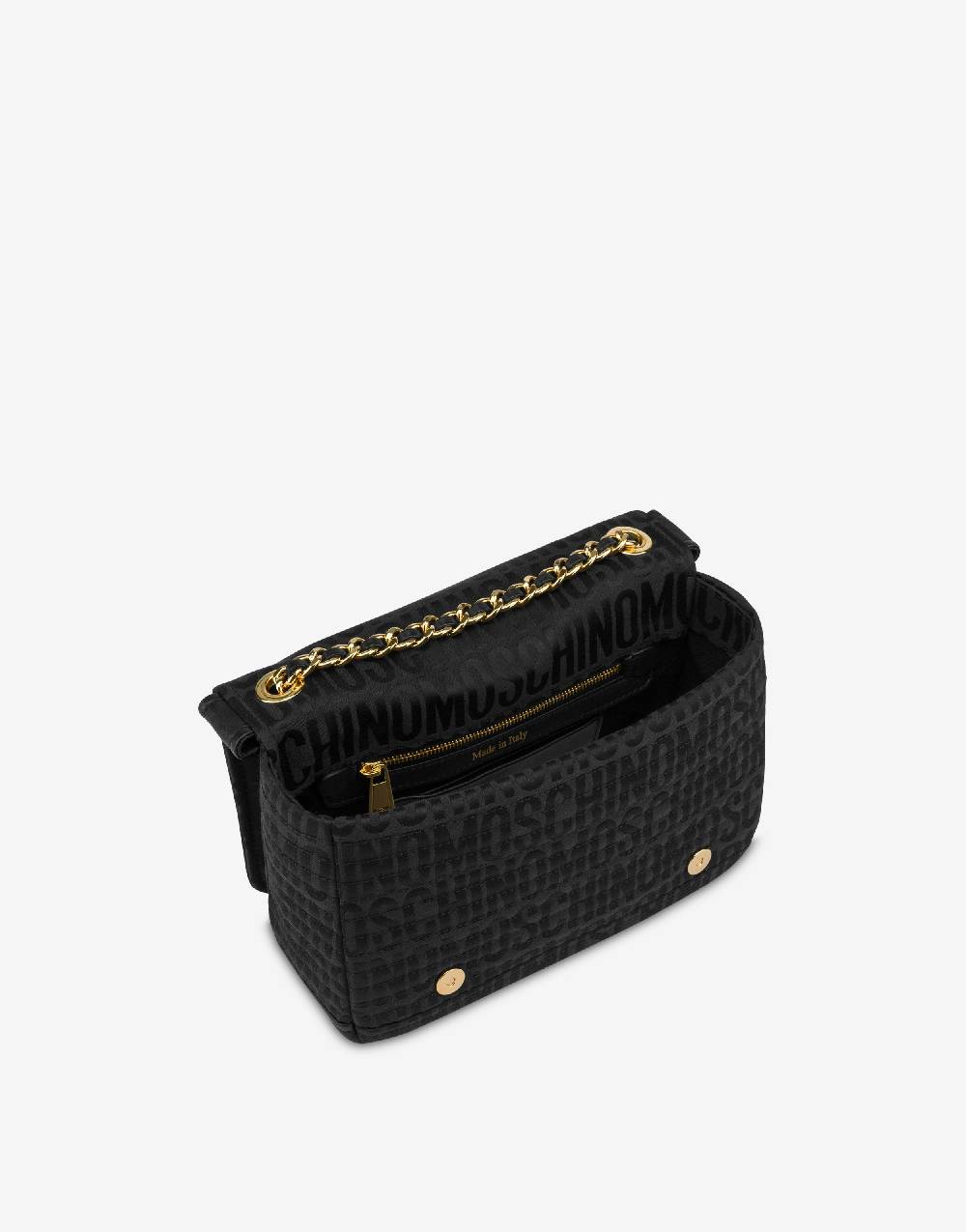 Love Moschino Moschino Biker Bag In Nylon Allover Logo