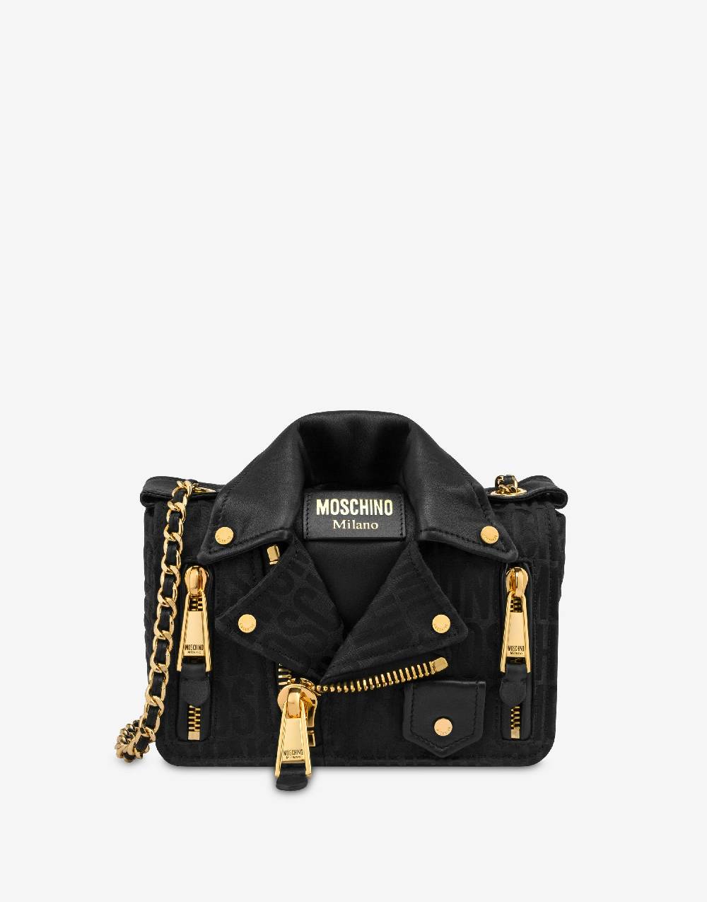 Love Moschino Moschino Biker bag in nylon Allover Logo
