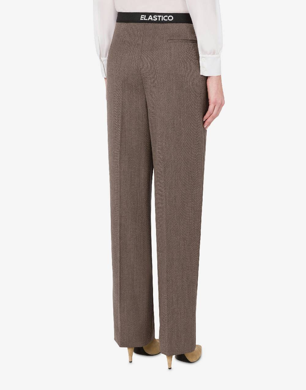 Love Moschino Pantalone In Tela Di Lana Elastic Band