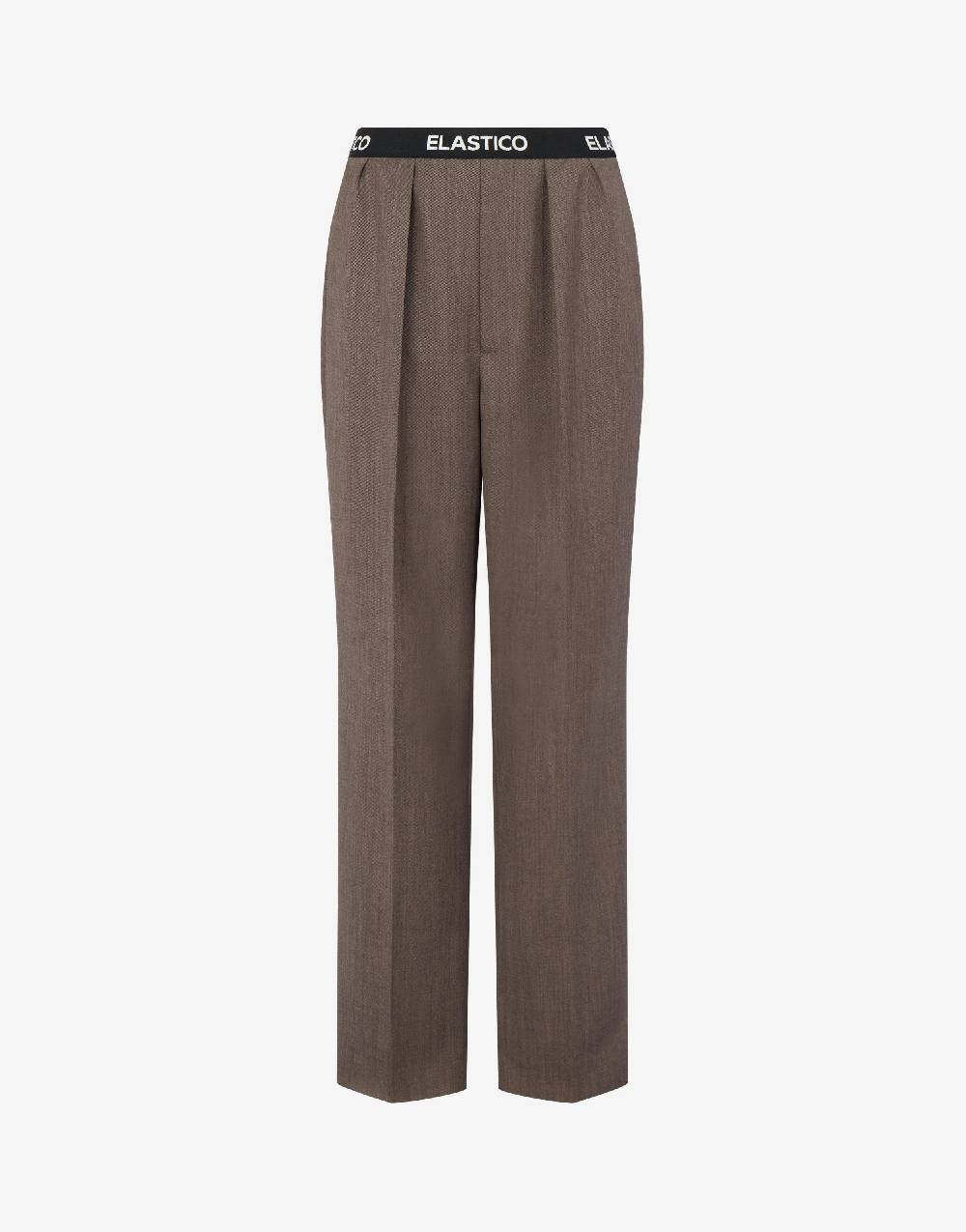 Love Moschino Pantalone in tela di lana Elastic Band