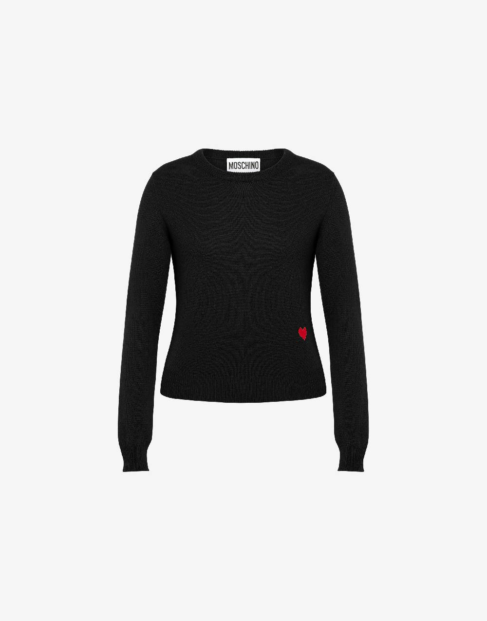 Love Moschino Pullover in lana e cashmere Red Heart