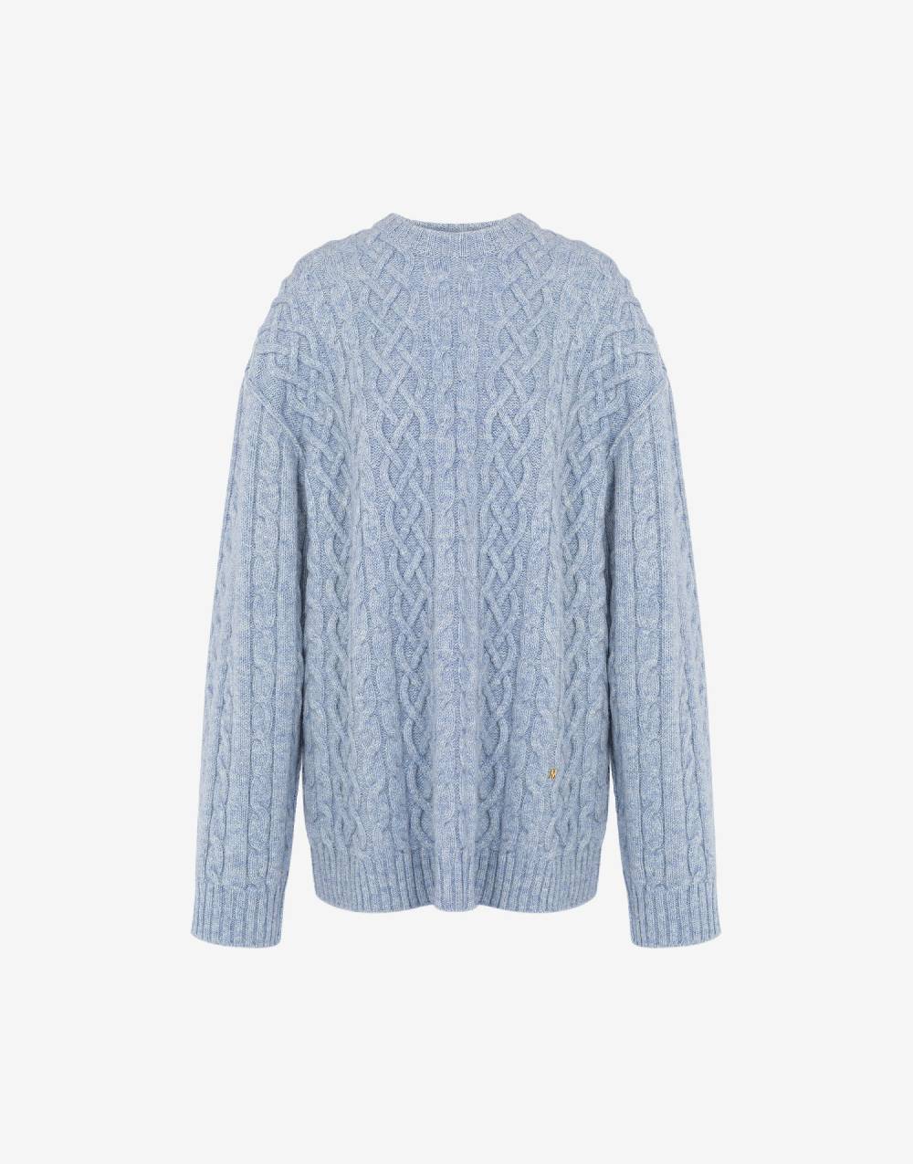 Love Moschino Pullover oversize in shetland Golden M