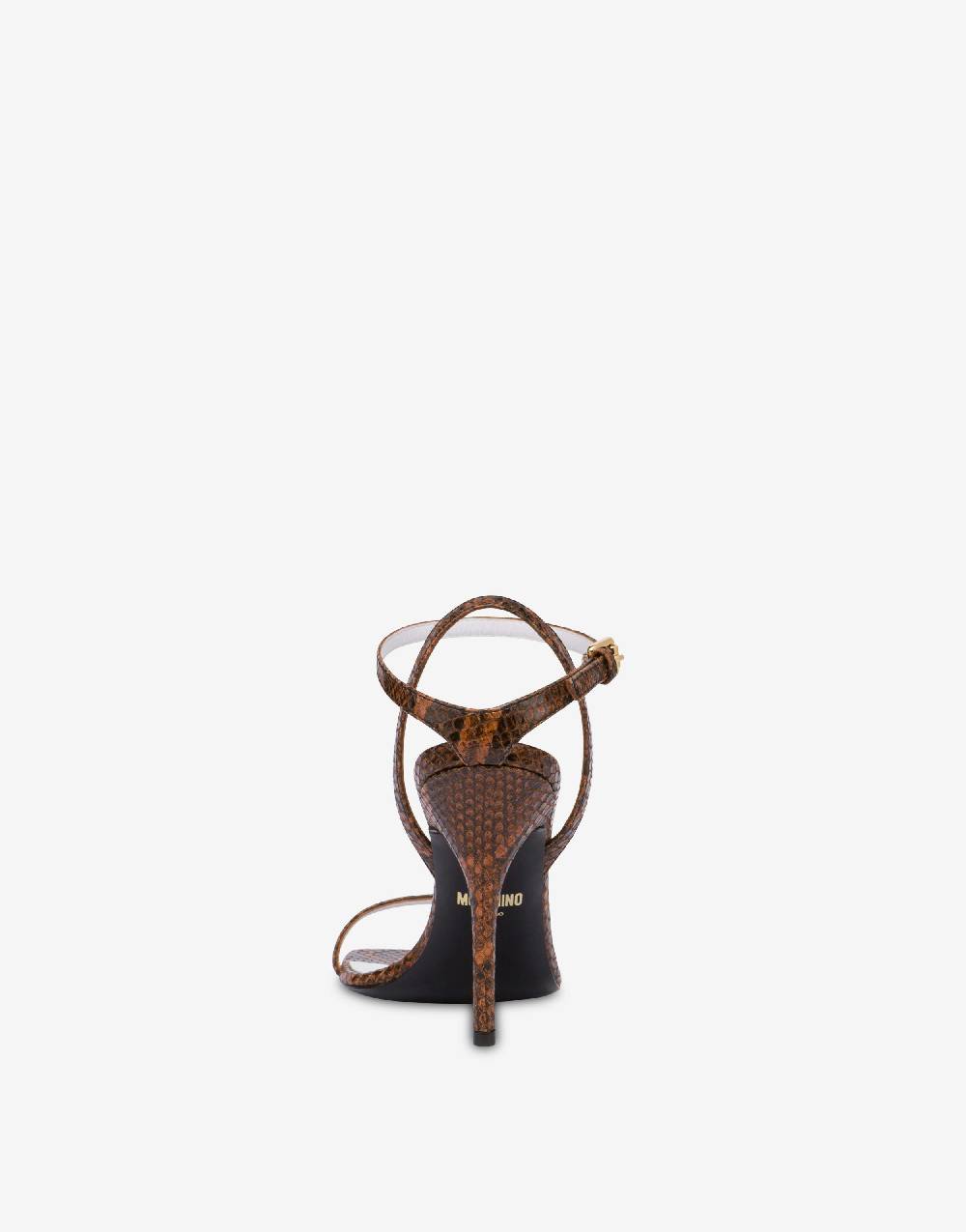 Love Moschino Sandali In Vitello Stampa Pitone Tina