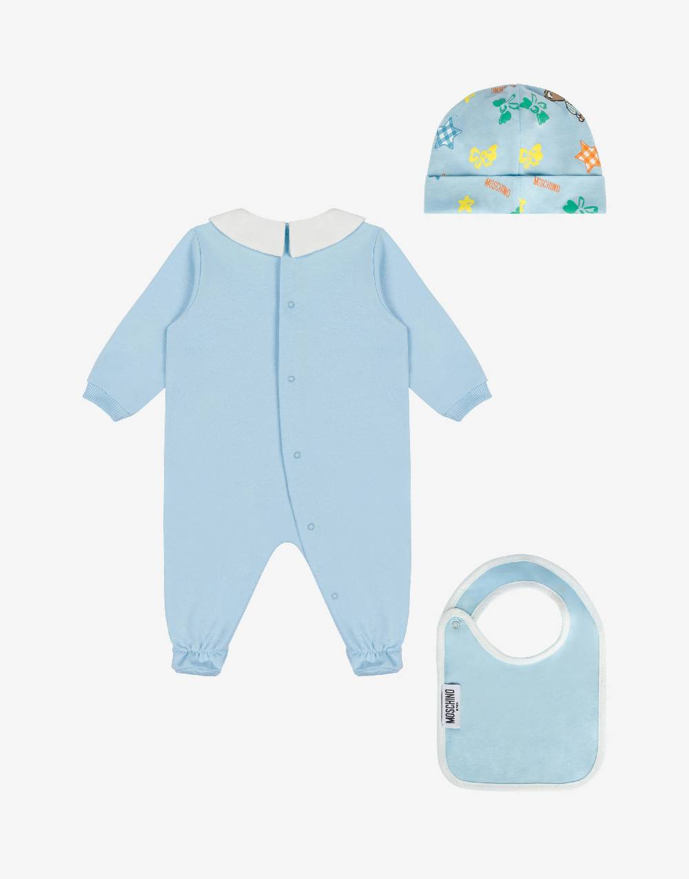 Love Moschino Set Tutina, Cappello E Bavaglino Baby Teddy Bear